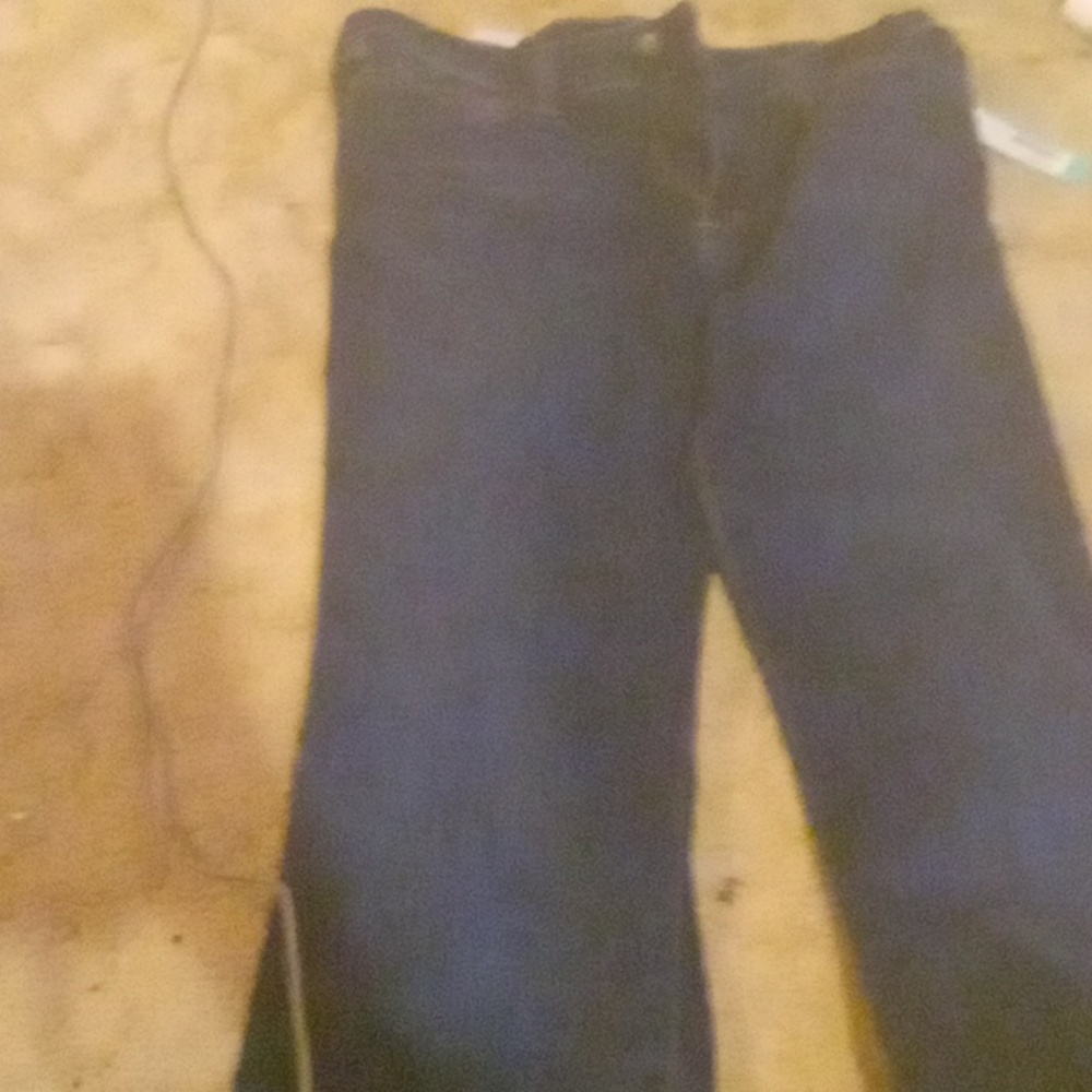 Dark blue jeans